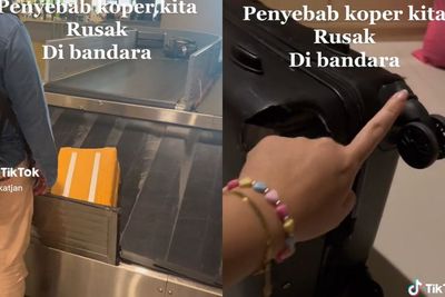 Koper Rusak di Bandara, Wanita Ini Komentari Sistem Penurunan Bagasi yang Jelek