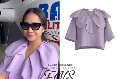 Nagita Slavina Pakai Blouse Simpel ala Tinker Bell, Netizen: Harganya Tetep Sultan