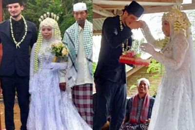 Kisah Cinta Ustazah Lombok Dinikahi Bule Belgia, Kenal dari Aplikasi Dating Muslimah