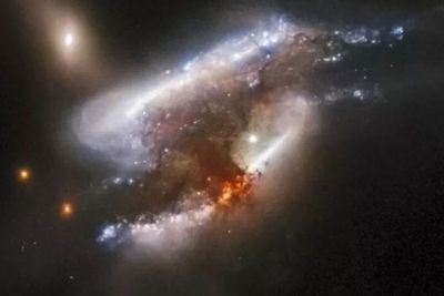 Penampakan Tiga Galaksi Bertabrakan, Kata Nasa Bukan Kejadian Langka