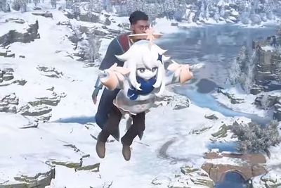 Video Mod Hogwarts Legacy: Ganti Sapu Terbang Jadi Paimon dari Genshin Impact, Imut!