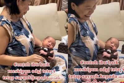 Viral Momen Wanita ODGJ Penuh Kasih Sayang Rawat Bayinya, Netizen Terenyuh