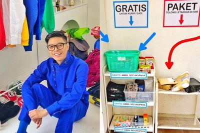 Tanda Apresiasi, Influencer Ini Siapkan Jajanan Gratis untuk Kurir dan Driver Online