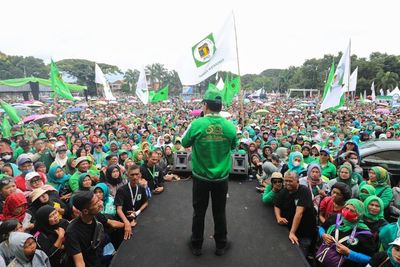 Harlah ke-50 PPP di Garut, Mardiono: Kita Komit, Jaga Agama dan NKRI!