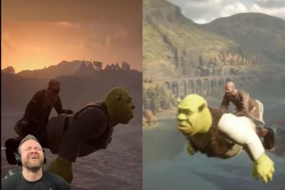 Bukan Pakai Sapu Terbang, Gamers Ini Tunggangi Shrek Keliling Hogwarts: Cengtri Bang!