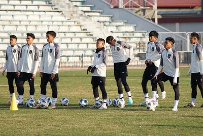 Timnas Indonesia U-20 Latihan Perdana di Uzbekistan, STY Keluhkan Kondisi Lapangan
