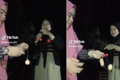 Hii.. Cewek Ini Diintip Pocong pas Main Lato-lato Malam Hari, Anak Indigo: Dia Penasaran