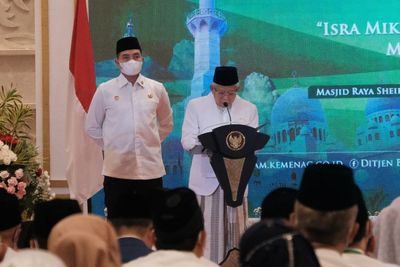 Wapres Ma ruf Amin Resmi Buka Masjid Raya Sheikh Zayed Al Nahyan Solo untuk Umum