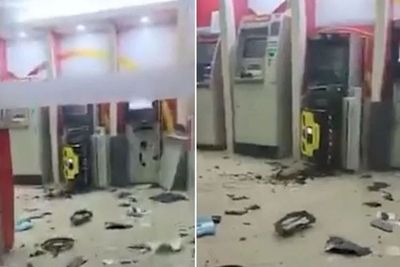 Bak Film Action! 3 Perampok Ledakkan Mesin ATM Bawa Kabur Rp1,18 Miliar