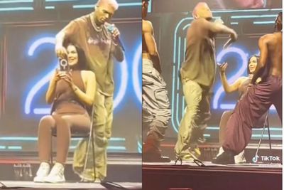 Gondok, Chris Brown Nekat Lempar HP Penggemar Saat Konser: Bandel Sih!