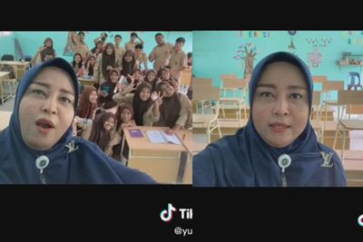 Sambil Nahan Nangis, Guru Ini Ungkap Doa untuk Muridnya yang Lulus, Netizen Mewek Beneran!