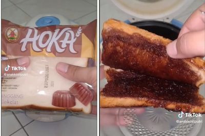 Anak Kost Merapat! Cara Buat Roti Aoka Viral Cokelat Lumer, Pakai Magic Com