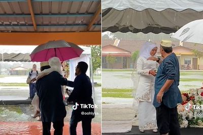 Momen Ayah Gendong Anak Perempuannya di Hari Pernikahan Bikin Mewek: Ikutan Nangis
