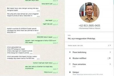 Modus Penipuan Sumbang Masjid di Tulungagung, Catut Nama dan Foto Pejabat Setempat
