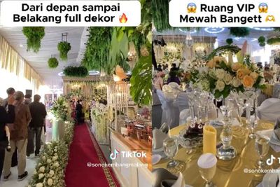 Viral! Resepsi Pasangan asal Malang Digelar di Rumah, tapi Tamunya Serasa di Hotel Mewah