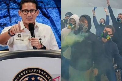 Sandiaga Uno Tegas Blacklist Turis Rusia yang Nyalakan Bom Asap di Kawah Ijen