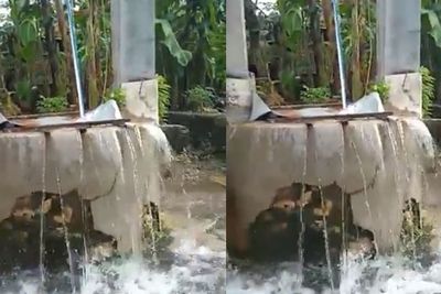 Heboh, Sumur Tua di Wonogiri Meluap, Air Deras Mengalir Bak Irigasi, Fenomena Apa?