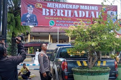 Polsek di Jember Gelar Sayembara Tangkap Maling, Hadiah: 500 Ribu Malam & 300 Ribu Siang