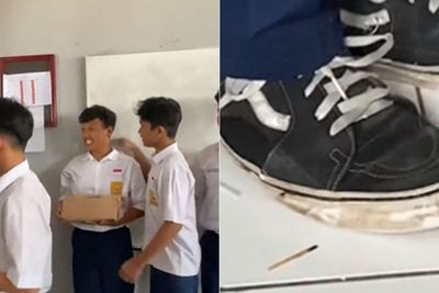 The Real Bestie! Anak SMP Ini Patungan Sekelas Demi Beli Sepatu Temannya Sudah Usang