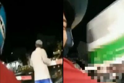 Viral Video Kakek di Surabaya Sengaja Tabrakan Diri ke Kereta, Kok Gak Ada yang Cegah?