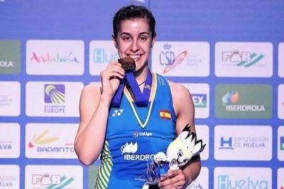 Jelang Tampil di All England 2023, Carolina Marin Genjot Latihan Fisik!