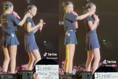 Jennie BLACKPINK Cubit Pipi Jisoo Demi Penonton di Konser Jakarta: Si Paling Perhatian