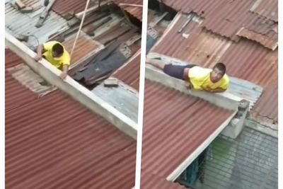 Viral Pria Diteriaki Tukang Ngintip, Panik dan Langsung Lempar Batu