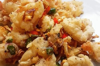 Resep Cumi Goreng Tepung Cabai Garam, Menu Buka Puasa!