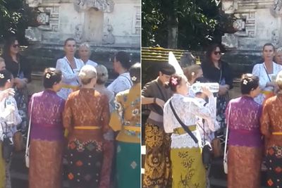 Alasan Sembahyang, Rombongan Bule Ogah Bayar Tiket Masuk Pura Lempuyang