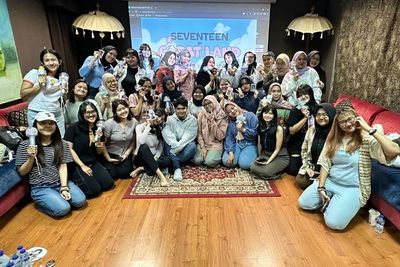 Intip Keseruan Carat Nobar Fanmeeting Seventeen in Carat Land 2023 , Banyak yang Ngakak