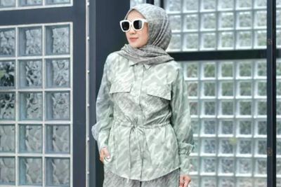 Model Hijab Voal Printing Makin Disukai buat Gaya Outfit Muslim Ramadan 2023