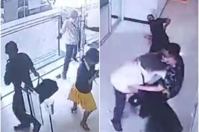 Video Detik-detik Perampok Bank Bersenjata Api di Lampung, Ada Aksi Karyawan Pemberani