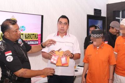 Polresta Banjarmasin Musnahkan 608 Gram Sabu Sitaan dari 14 Pengedar