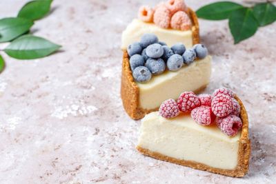 Resep Blueberry Cheesecake No Bake Alias Tanpa Dipanggang Untuk Dessert Berbuka Puasa