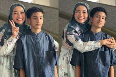 Pesona Ukhti Hesti Purwadinata Pakai Gamis dan Hijab, Dipuji Cantik Mirip Desy Ratnasari