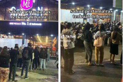 Viral Antrean Panjang Orang Mau Sahur di Mie Gacoan, Netizen: Keburu Imsak