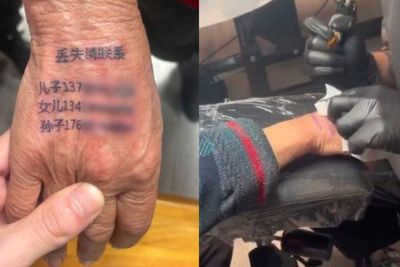 Orang Tua Sering Tersesat, Anak-anaknya Buat Tato Alamat dan Nomor Telepon