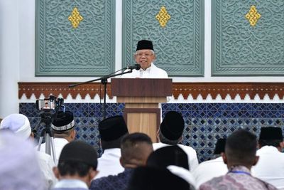 Tarawih di Aceh, Wapres Berpesan untuk Jaga Komitmen Kebangsaan