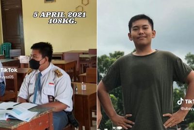 Cara Pria Ini Turunkan Berat Badan Bikin Takjub, Netizen Puji Konsistensinya