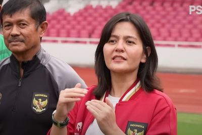 Keren, Begini Cara Waketum PSSI Ratu Tisha Bakar Semangat Pemain Timnas Indonesia U-22