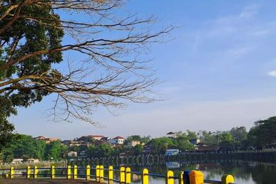 Wisata Gratis di Embung Tambakboyo. Enak Buat Nongkrong dan Jogging