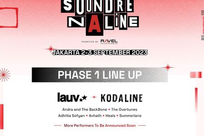 RESMI! Berikut Line Up Soundrenaline 2023 Fase 1, Ada Musisi Favorit Kamu?