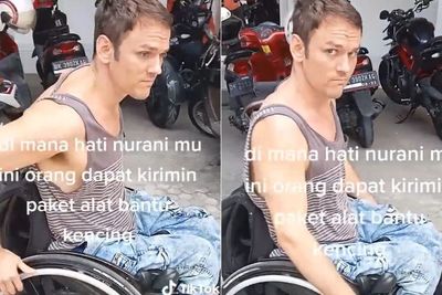 Heboh Bule Disabilitas Dipersulit Ambil Paket Alat Kencing di Bea Cukai, Mukanya Murung