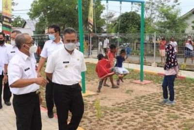 Wali Kota Tarakan Harap Semua Pihak Ikut Menjaga Taman Bermain Ramah Anak