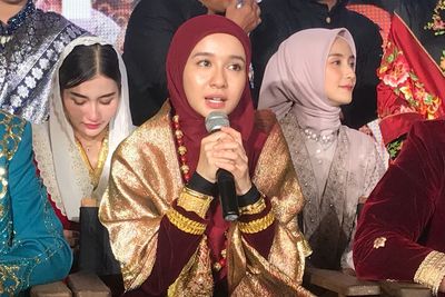 Laudya Chintya Bella Menjaga Wudhu Sejak Subuh saat Make Up Prostetik Film Buya Hamka