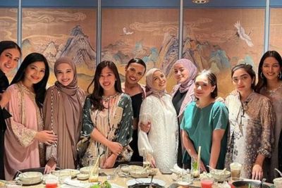 Nagita Slavina Dicibir Saltum Bukber Bareng Geng Cendol, Kayak Apa Sih Gaya Busananya?