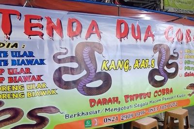 Kuliner Ekstrim di Pasar Lama Tanggerang: Sate Kobra dan Biawak, Berani Coba?