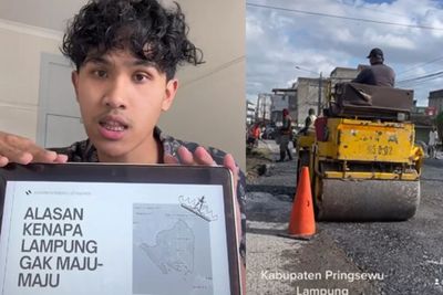 Keren! Gara-gara TikToker Bima Kritik Lampung Dajjal , Jalan di Pringsewu Kini Diaspal