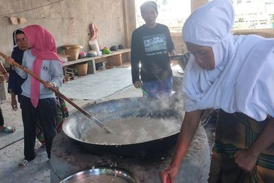 Lezatnya Bubur Lambok, Kuliner Khas Besilam Babussalam yang Disajikan Setiap Bulan Ramadan