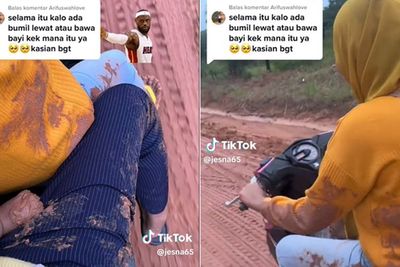 Ramai Usai Dikritik Bima, Netizen Perlihatkan Jalan di Lampung Tengah yang Penuh Lumpur